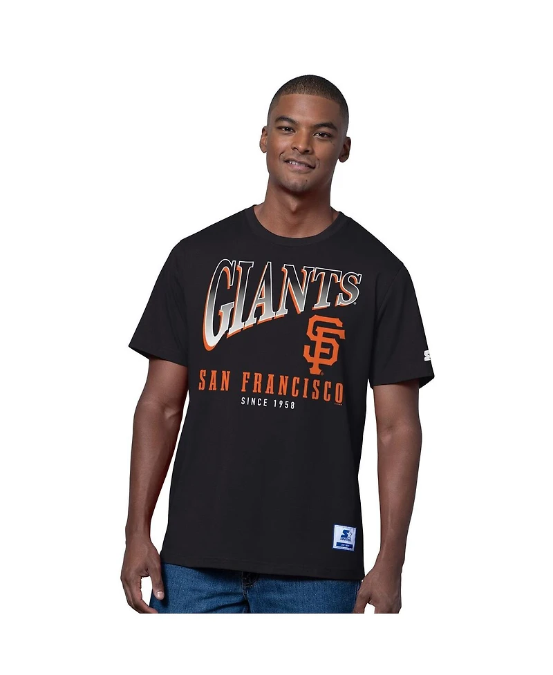 Starter Men's Black/Heather Gray San Francisco Giants Two-Pack T-Shirt Set