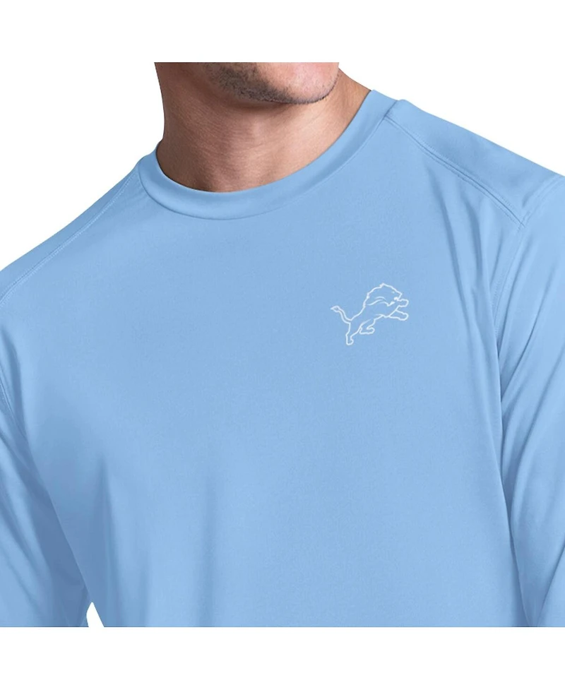 Margaritaville Men's Light Blue Detroit Lions Life's A Beach Long Sleeve Rashguard