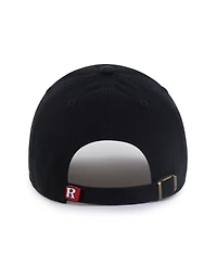 '47 Brand Men's Black Rutgers Scarlet Knights Clean Up Adjustable Hat