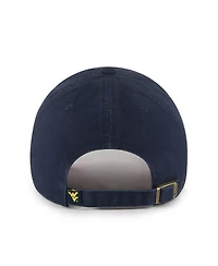 '47 Brand Men's Navy West Virginia Mountaineers Clean Up Adjustable Hat