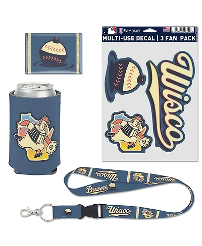 Wincraft Milwaukee Brewers 2026 City Connect 4-Piece Fan Pack