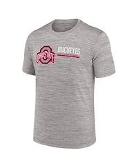 Nike Men's Gray Ohio State Buckeyes Sideline Velocity Dri-fit T-Shirt