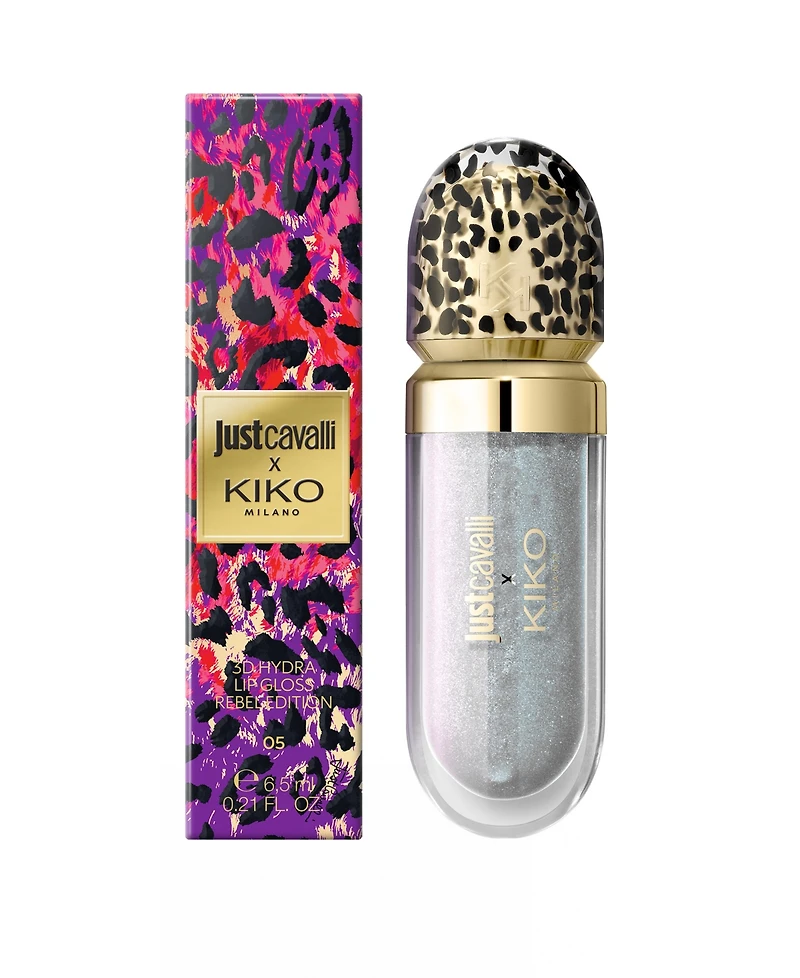 Kiko Milano X Just Cavalli 3D Hydra Rebel Edition Lip Gloss, 0.21 oz.