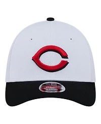 New Era Toddler White Cincinnati Reds Baseball 39THIRTY M-Crown Adjustable Hat