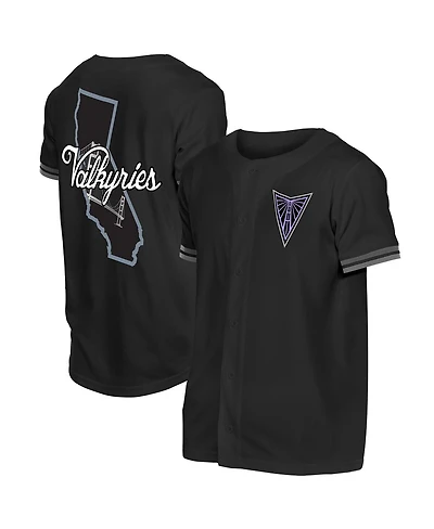 New Era Men's Black Golden State Valkyries 2026 Wnba Draft Hometown Baseball Jersey