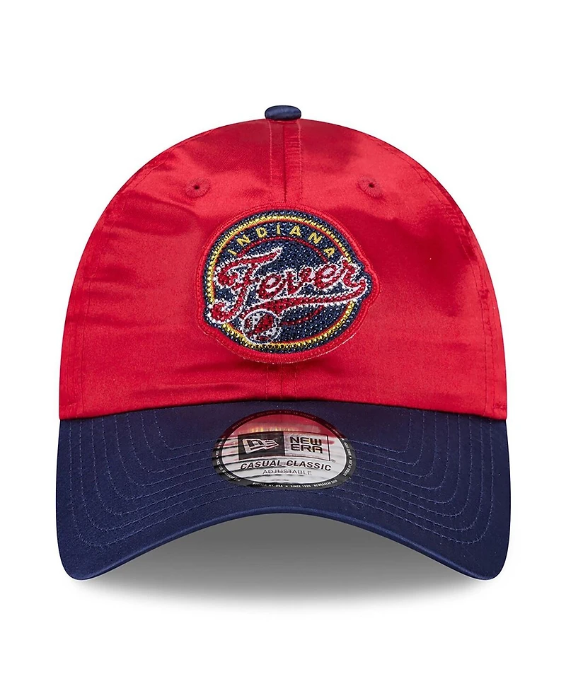 New Era Men's and Women's Red/Navy Indiana Fever 2026 Wnba Draft Casual Classic Adjustable Hat