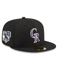 New Era Men's Black Colorado Rockies 2026 Jackie Robinson Day 59FIFTY Fitted Hat