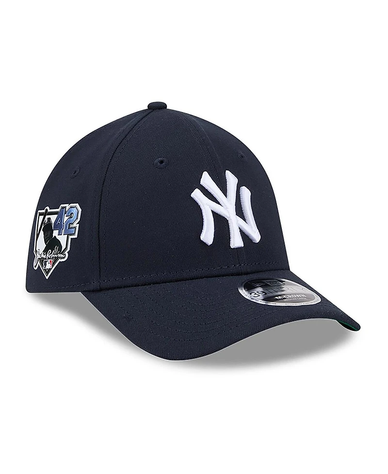 New Era Men's Navy York Yankees 2026 Jackie Robinson Day 39THIRTY M-Crown Flex Hat