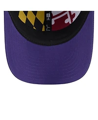 New Era Men's Black/Purple Baltimore Ravens 2026 Nfl Draft 9FORTY M-Crown Adjustable Hat