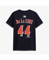 Nike Big Boys and Girls Elly De La Cruz Cincinnati Reds Name Number T-Shirt