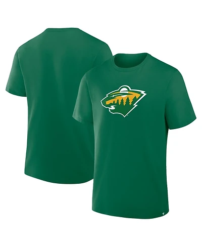 Fanatics Men's Kelly Green Minnesota Wild Elevated Essential T-Shirt