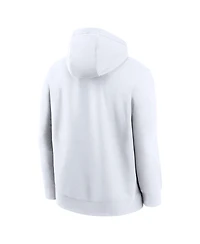 Nike Men's White Detroit Tigers Logo Club Hoodie