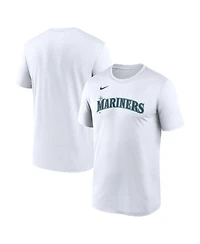 Nike Men's White Seattle Mariners New Legend Wordmark Dri-fit T-Shirt