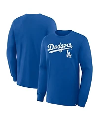 Fanatics Men's Royal Los Angeles Dodgers Lock-Up Legacy Long Sleeve T-Shirt