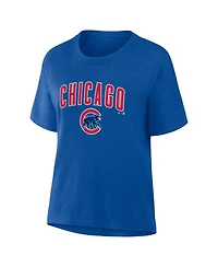 Fanatics Women's Royal Chicago Cubs Lockup Legacy T-Shirt