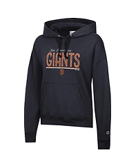 Champion Women's Black San Francisco Giants Vintage Powerblend Hoodie