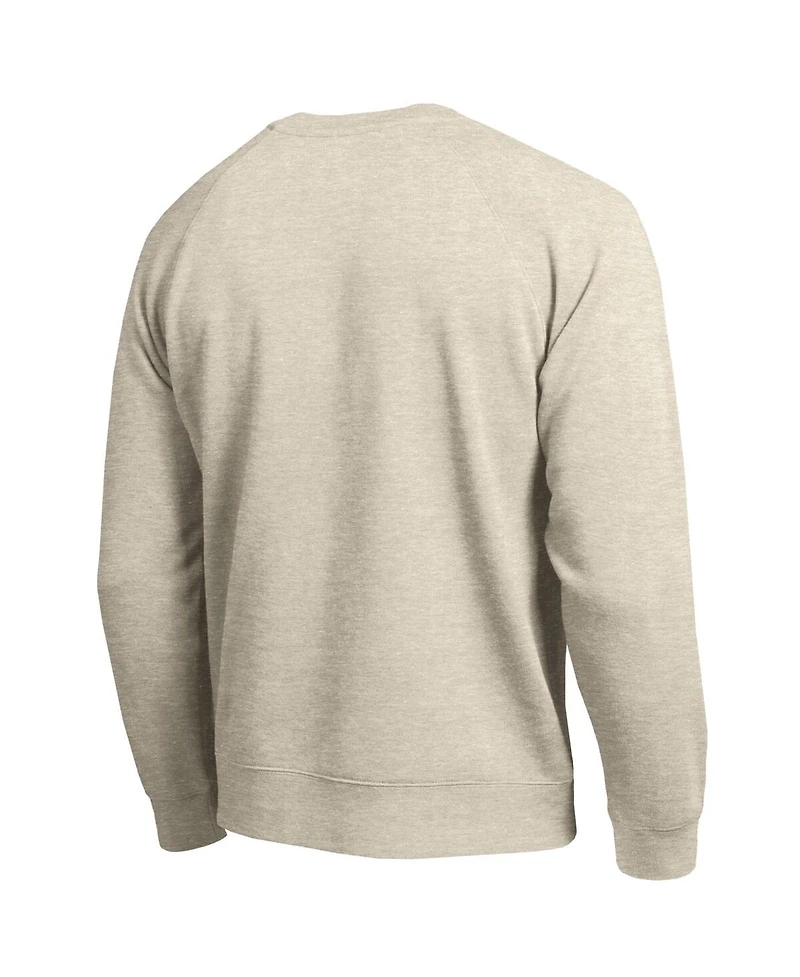 Champion Men's Oatmeal San Diego Padres All-Star Soft Felt Raglan Sweatshirt