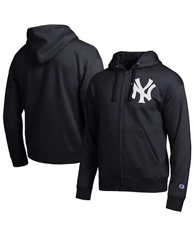 Champion Men's Black New York Yankees All-Star Full-Zip Hoodie