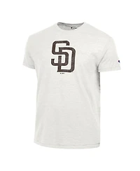 Champion Men's Heather White San Diego Padres Tri-Blend T-Shirt