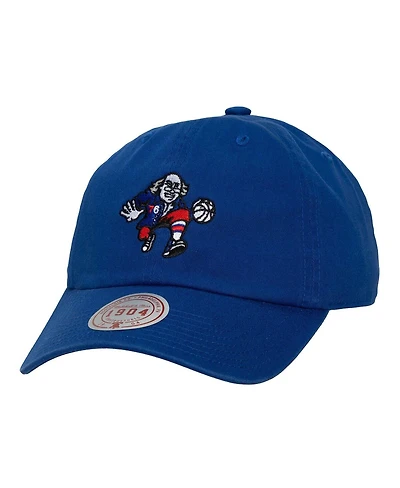 Mitchell & Ness Men's Royal Philadelphia 76ers Hardwood Classics 1904 Adjustable Hat