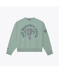Mitchell & Ness Women's Green San Francisco Giants Yacht Rock Sweatshirt