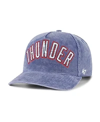 '47 Brand Men's Blue Oklahoma City Thunder Reclaim Snow Wash Corduroy Adjustable Hitch Hat