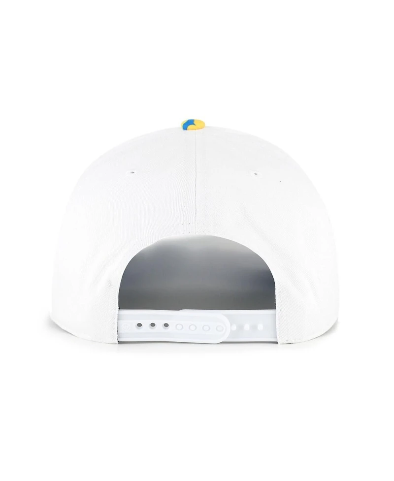 '47 Brand Men's White/Powder Blue Los Angeles Chargers Beach Side Hitch Adjustable Hat