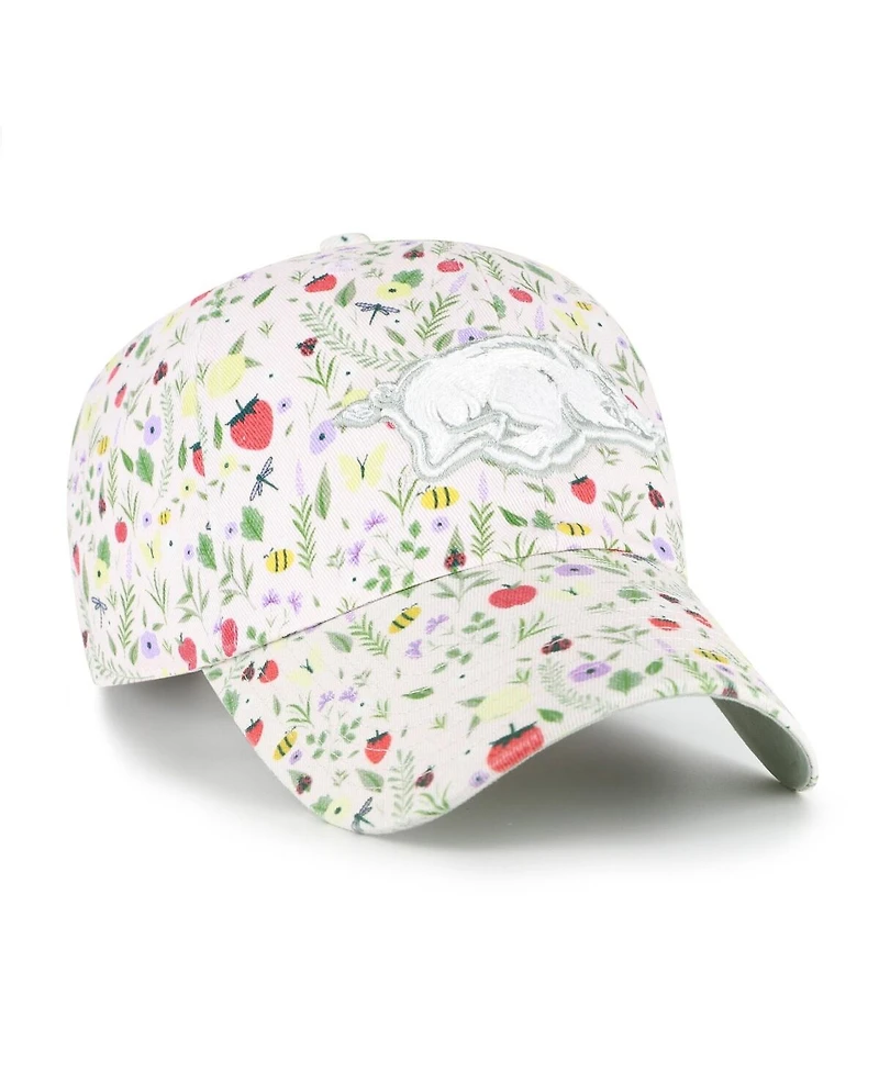 '47 Brand Women's Light Pink Arkansas Razorbacks Posey Clean Up Adjustable Hat