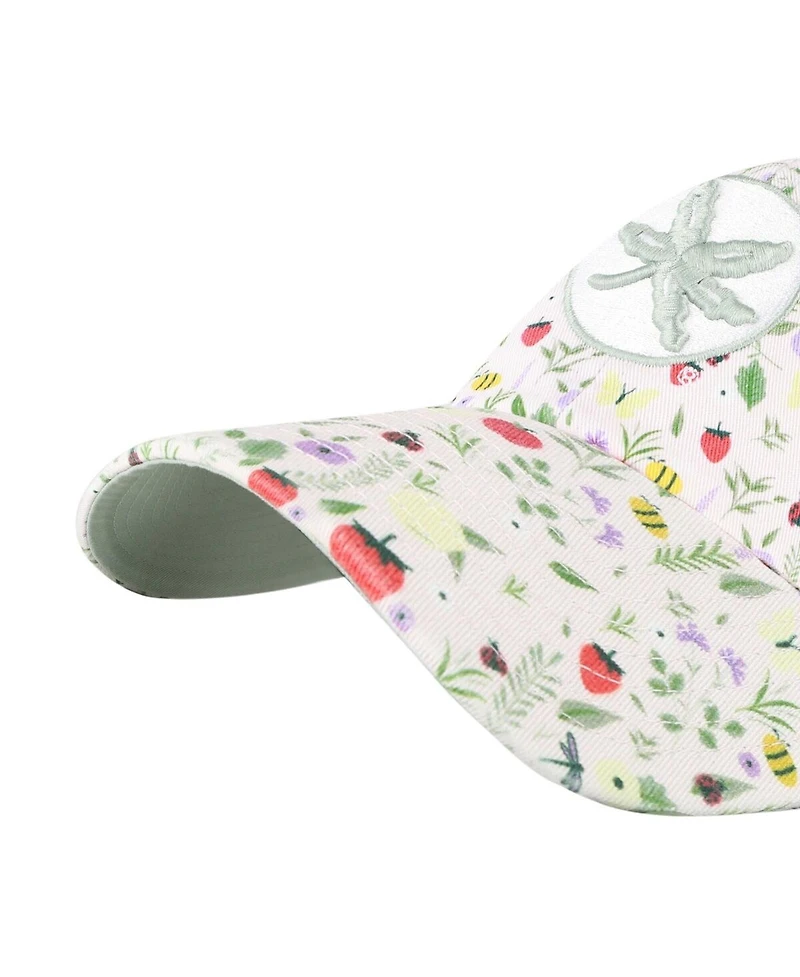 '47 Brand Women's Light Pink Ohio State Buckeyes Posey Clean Up Adjustable Hat