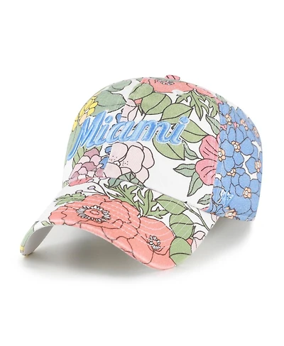 '47 Brand Women's Miami Hurricanes Florentina Clean Up Adjustable Hat