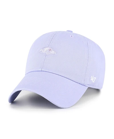 '47 Brand Women's Purple Baltimore Ravens Base Runner Ballpark Clean Up Adjustable Hat