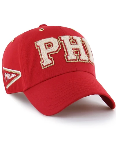 Stoney Clover Lane X '47 Brand Men's Red Philadelphia Phillies Acro Charm Clean Up Adjustable Hat