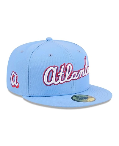 New Era Men's Light Blue Atlanta Braves 2026 City Connect 59FIFTY Fitted Hat