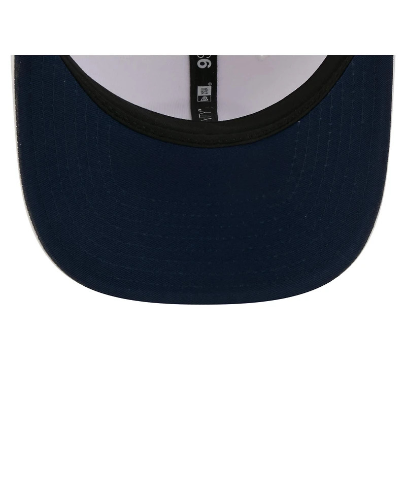 New Era Men's White New England Patriots Coolera 9SEVENTY Adjustable Hat