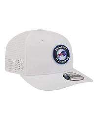 New Era Men's White Buffalo Bills Coolera 9SEVENTY Adjustable Hat