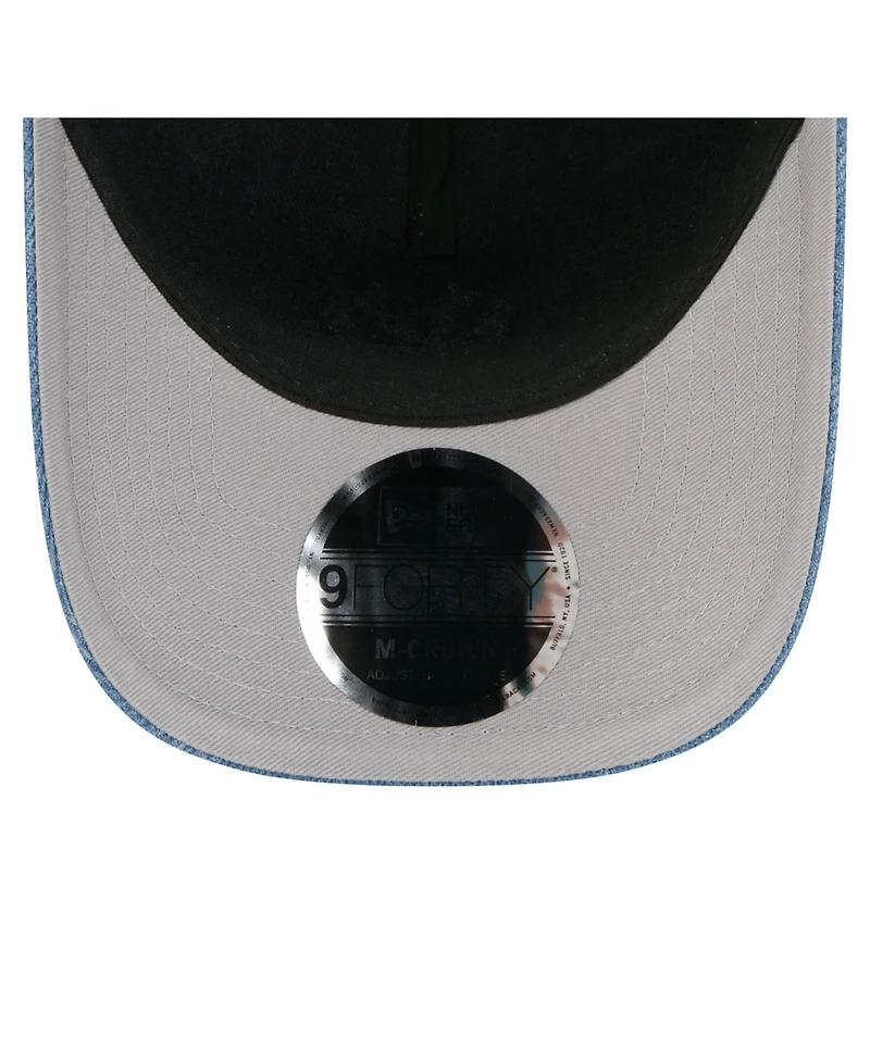 New Era Men's Denim New York Yankees A-Frame 9FORTY Adjustable Hat
