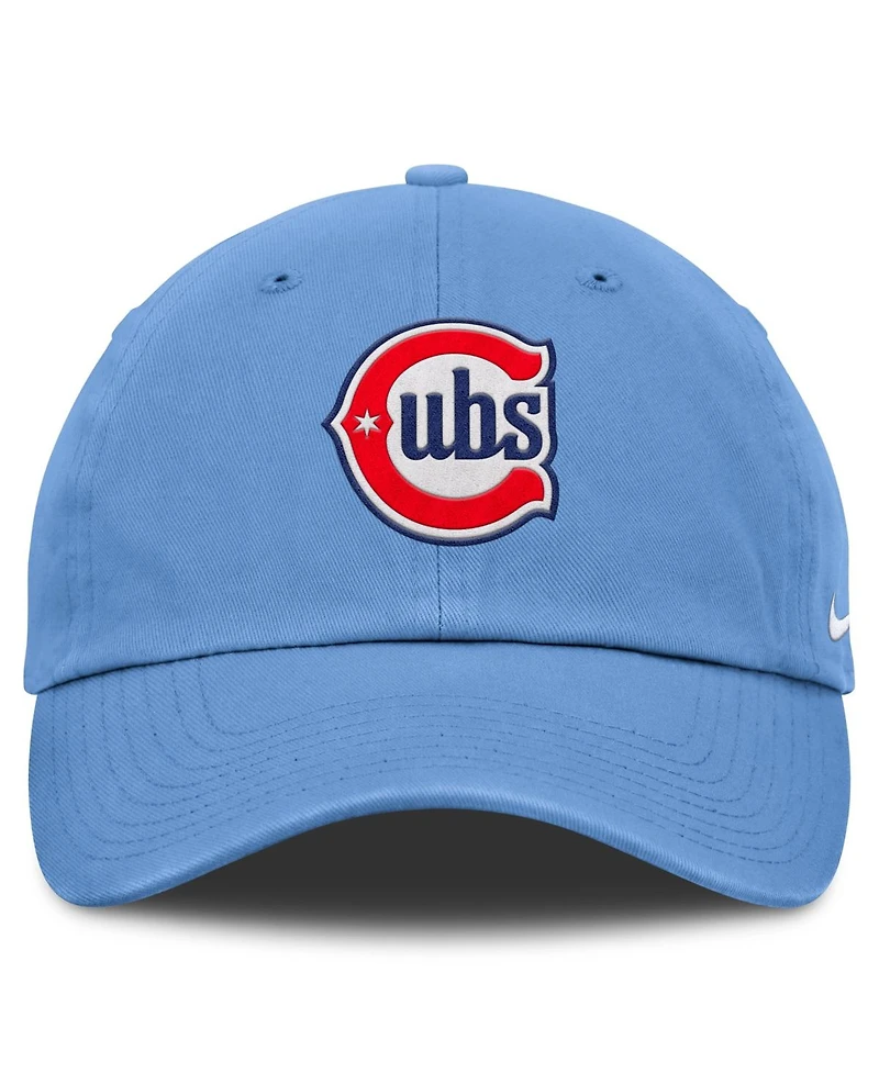 Nike Men's Light Blue Chicago Cubs Club Adjustable Hat