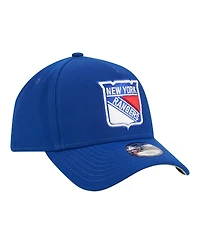 New Era Big Boys and Girls Blue New York Rangers 9FORTY A-Frame Adjustable Hat