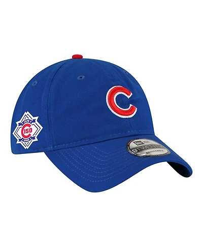New Era Men's Royal Chicago Cubs 150th Anniversary Casual Classic Adjustable Hat