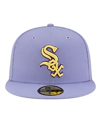 New Era Men's Light Purple Chicago White Sox Lavender Bloom 59FIFTY Fitted Hat