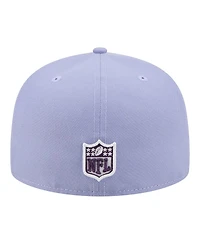 New Era Men's Light Purple England Patriots Lavender Bloom 59FIFTY Fitted Hat