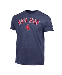 Champion Men's Navy Boston Red Sox Cooperstown Wordmark Lockup Tri-Blend T-Shirt