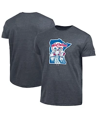 Champion Men's Navy Minnesota Twins Cooperstown Logo Tri-Blend T-Shirt