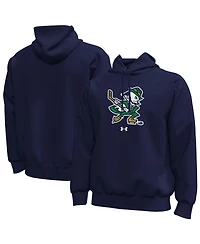 Under Armour Men's Navy Notre Dame Fighting Irish Hockey Leprechaun Fleece Hoodie
