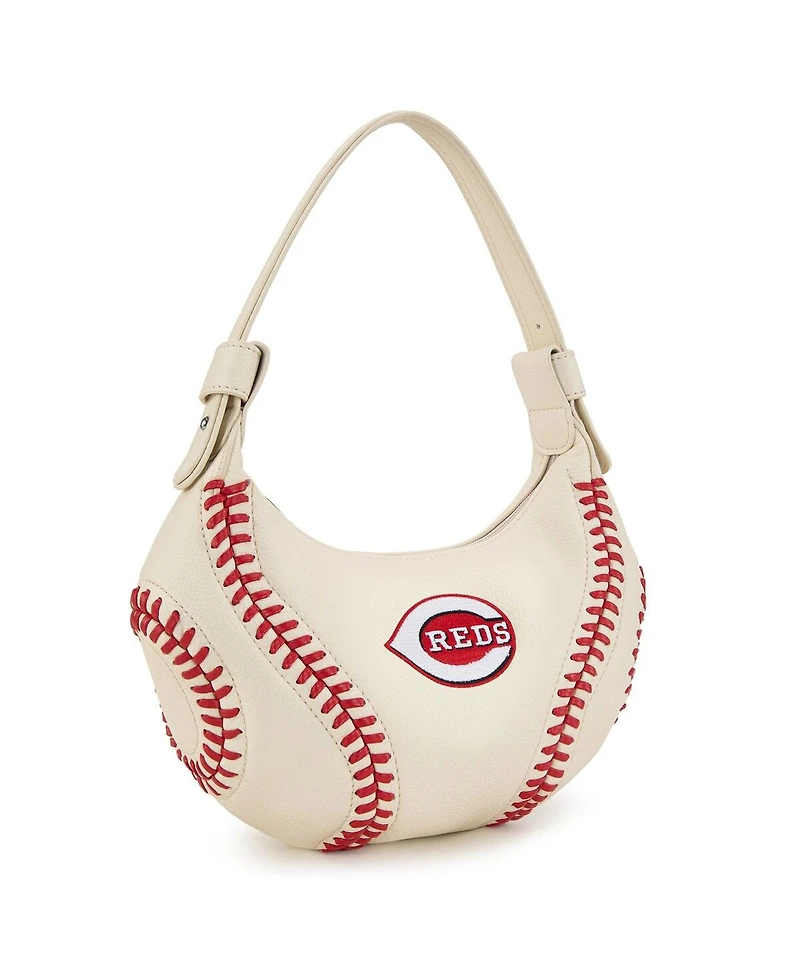 Montana West Cincinnati Reds Shoulder Hobo Bag