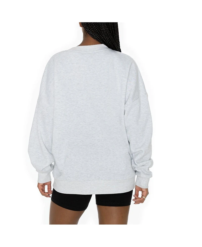 Gameday Couture Women's Ash Johns Hopkins Blue Jays Premium Fleece Pullover Sweatshirt