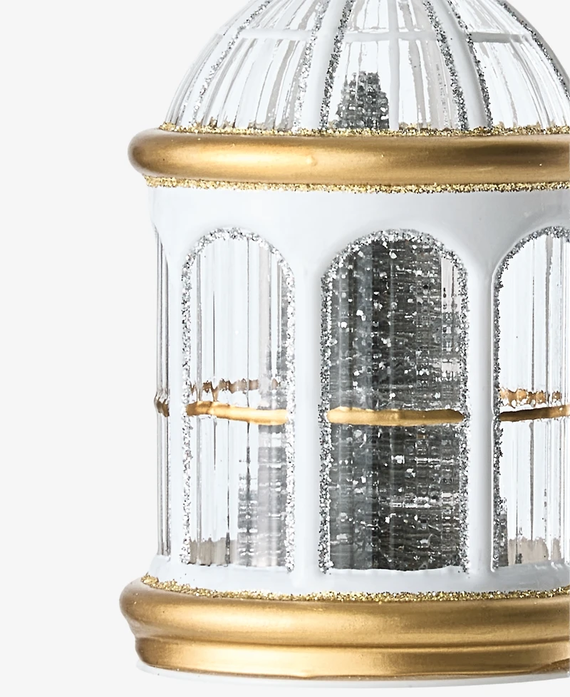 Holiday Lane Gilded Glamour Birdcage Ornament, Macy's Exclusive