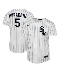 Nike Big Boys and Girls Munetaka Murakami White Chicago Sox Home Replica Jersey