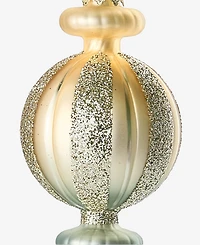 Holiday Lane Gilded Glamour Glass Finial Ornament, Macy's Exclusive
