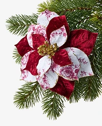 Holiday Lane Holiday Toile Flower Clip, Macy's Exclusive